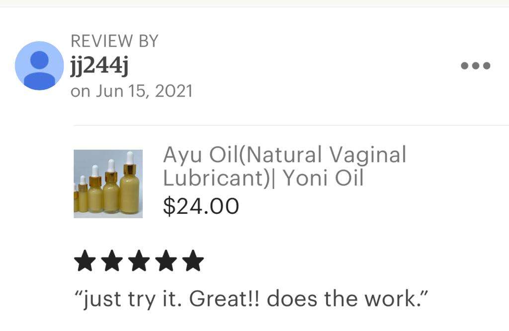 Ayu Oil | Yoni Lubricant | Yoni Oil - Image 7