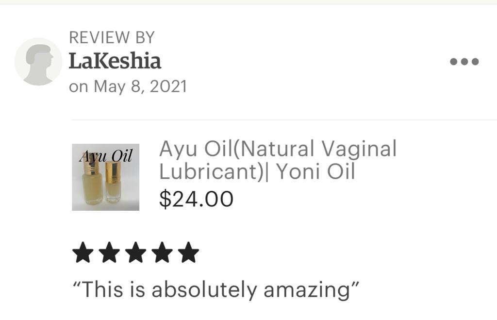 Ayu Oil | Yoni Lubricant | Yoni Oil - Image 5