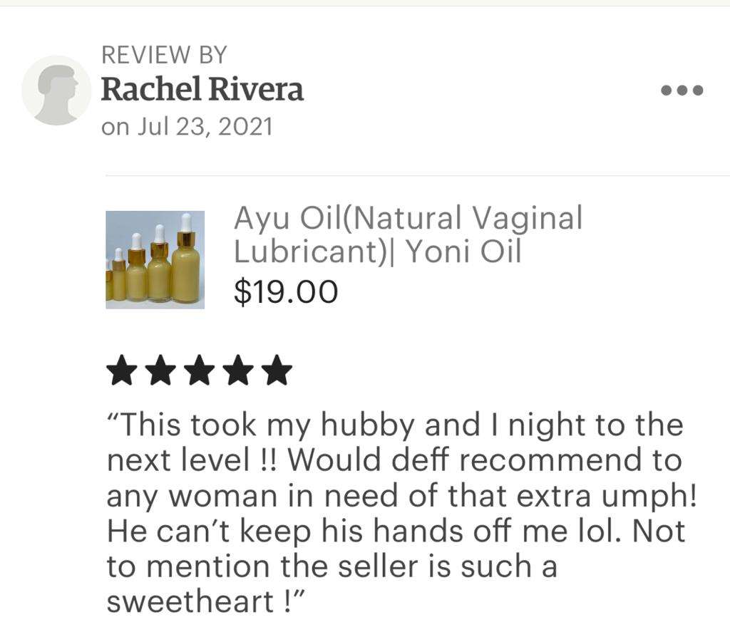 Ayu Oil | Yoni Lubricant | Yoni Oil - Image 8