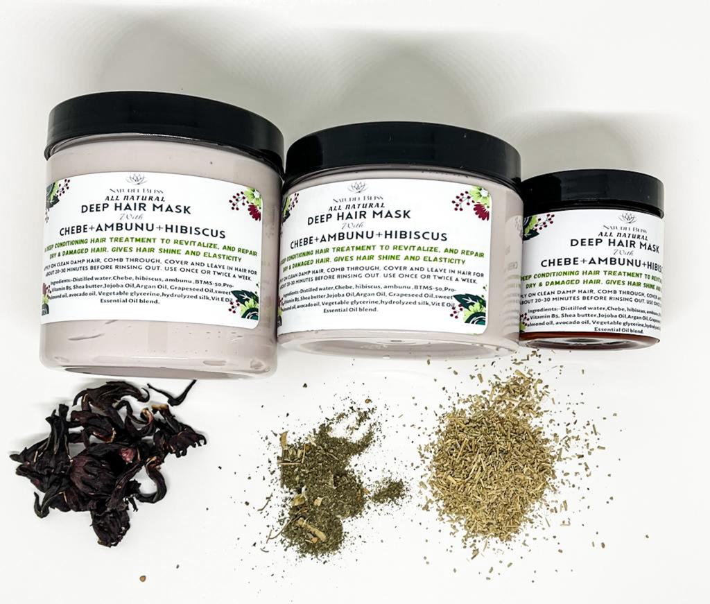 Deep hair mask for damaged hair